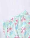 Pajama Set 2Y-7Y Organic Cotton O-neck Super Soft And Breathable Flamingo HY6001-5